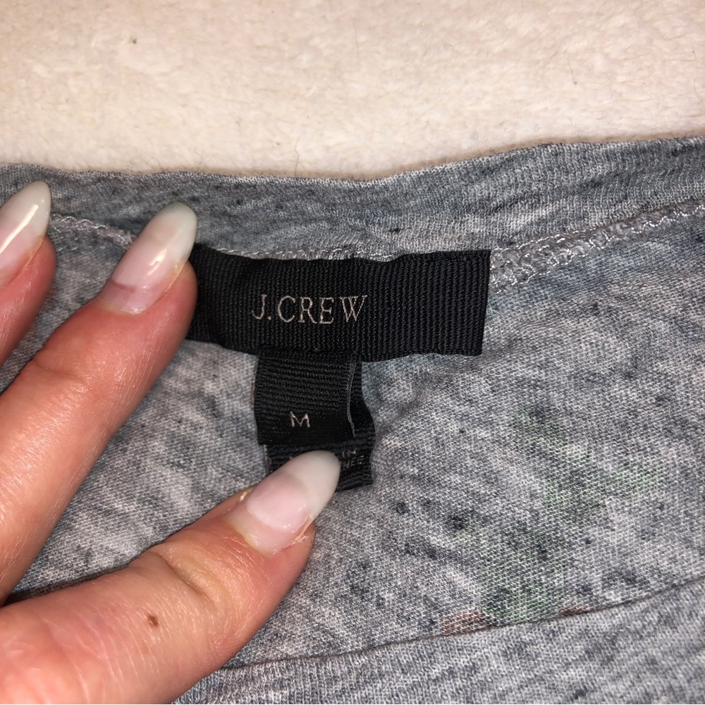Grey T-Shirt with Cactus Print | Medium | J.Crew - Picture 2 of 3